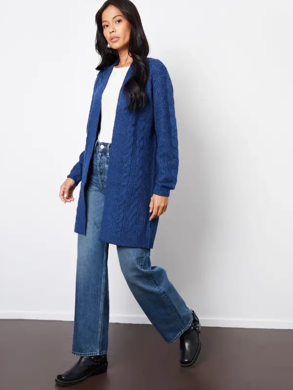 Blue Cardigan Outfit