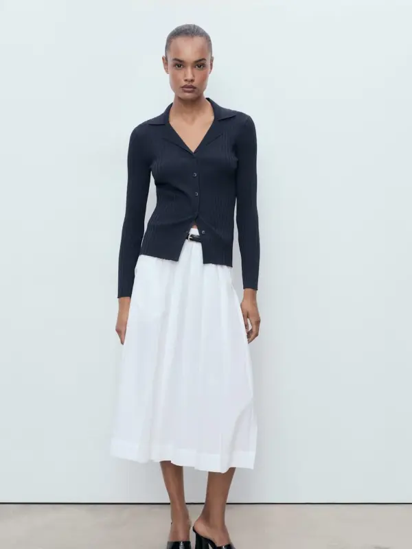 Blue Cardigan Outfit