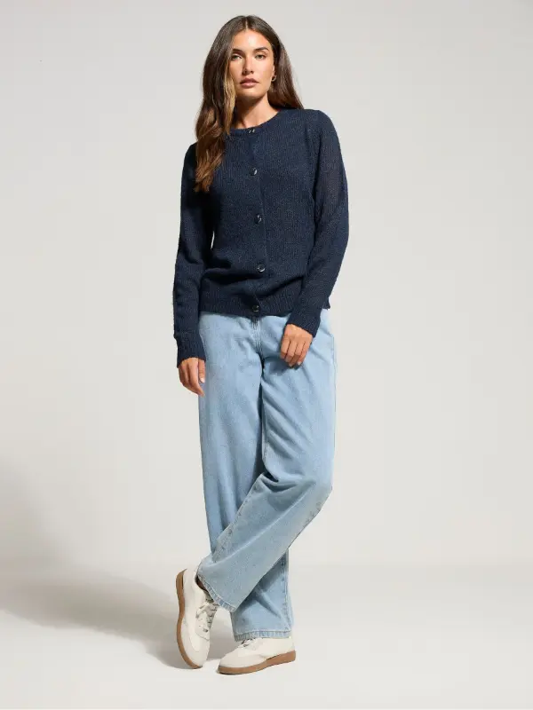 Blue Cardigan Outfit