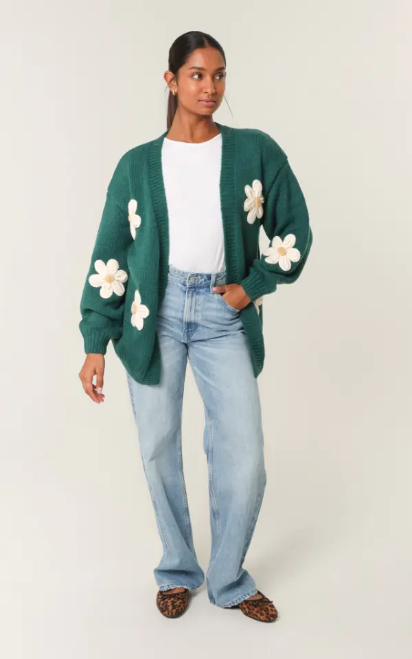 Green Cardigan