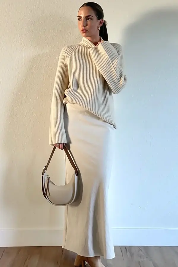 Maxi Skirt Fall Outfit 