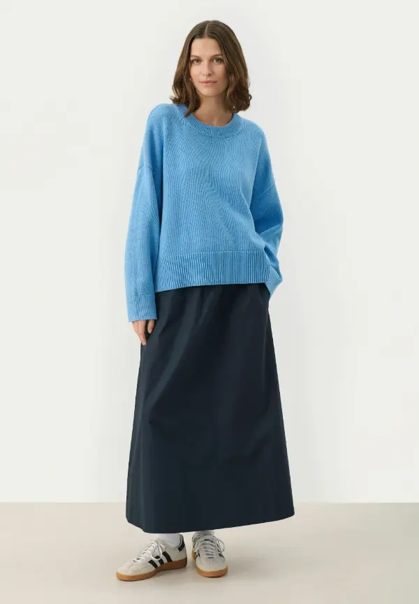 Blue Sweater Outfits For Women