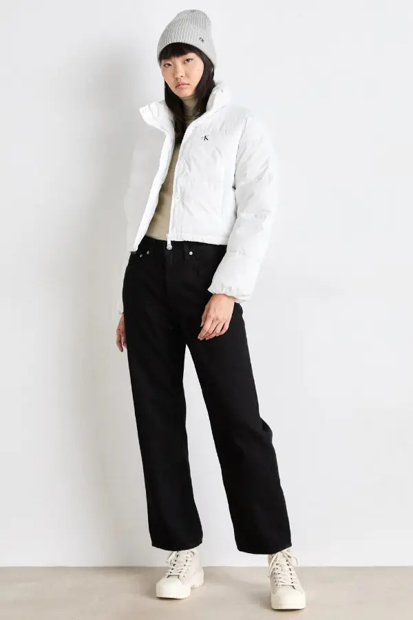 Cropped Puffer Coat Outfit
