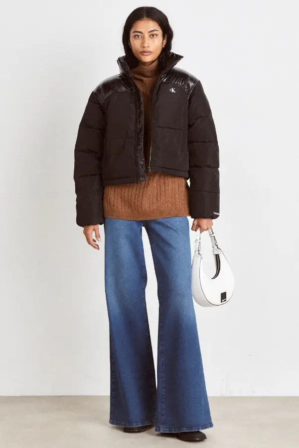 Cropped Puffer Jacket Outfit