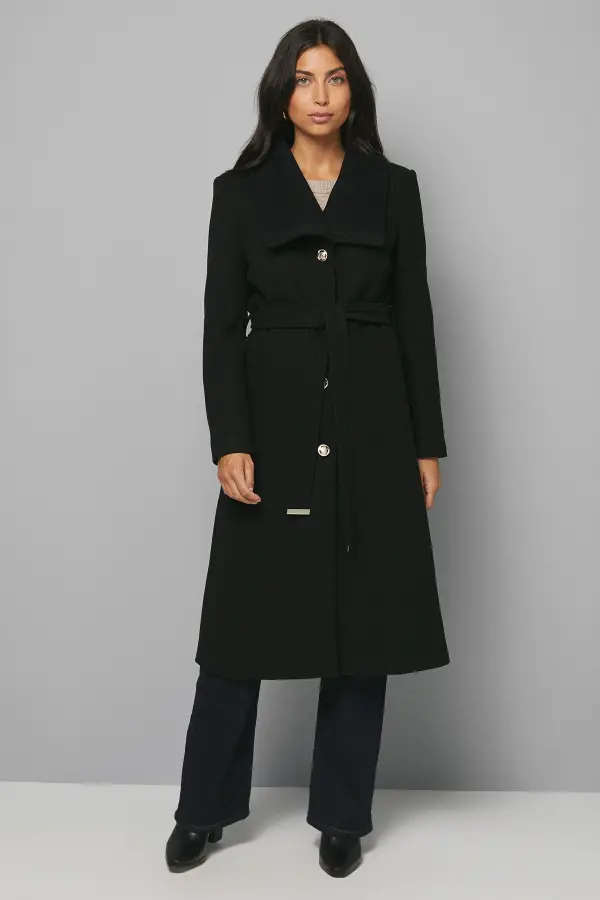 Long Black Coat Outfit