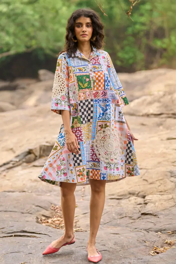 Patchwork Dress