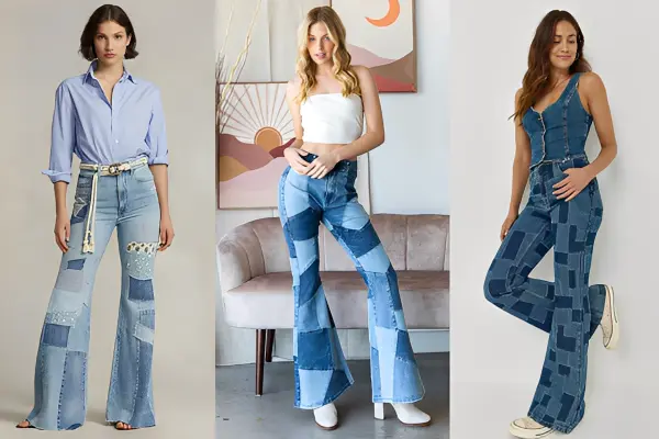 Patchwork Jeans Women