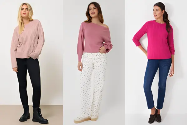 Pink Sweater Ideas