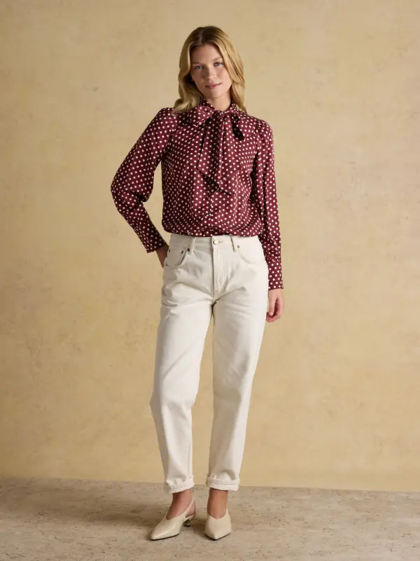 Polka Dot Blouse Outfit