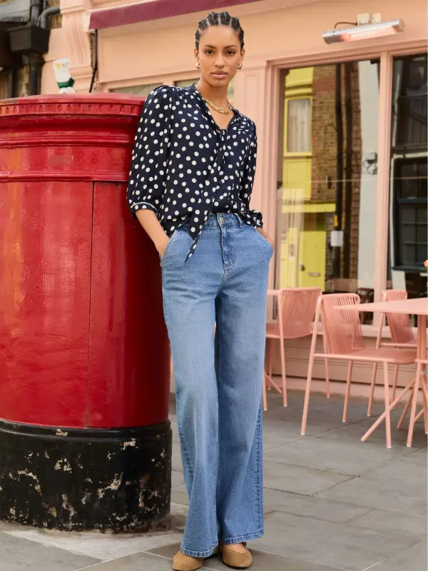 Polka Dot Tops For Women