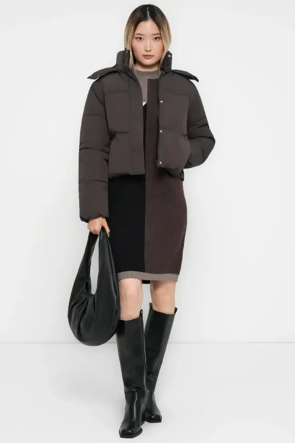 Short Puffer Jacket Outfit