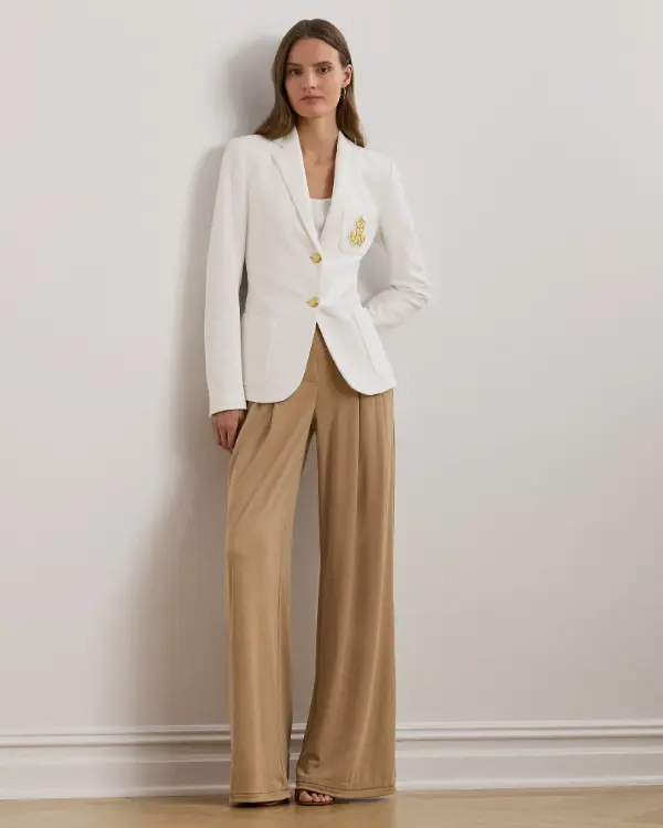 White Blazer Formal Outfit Women