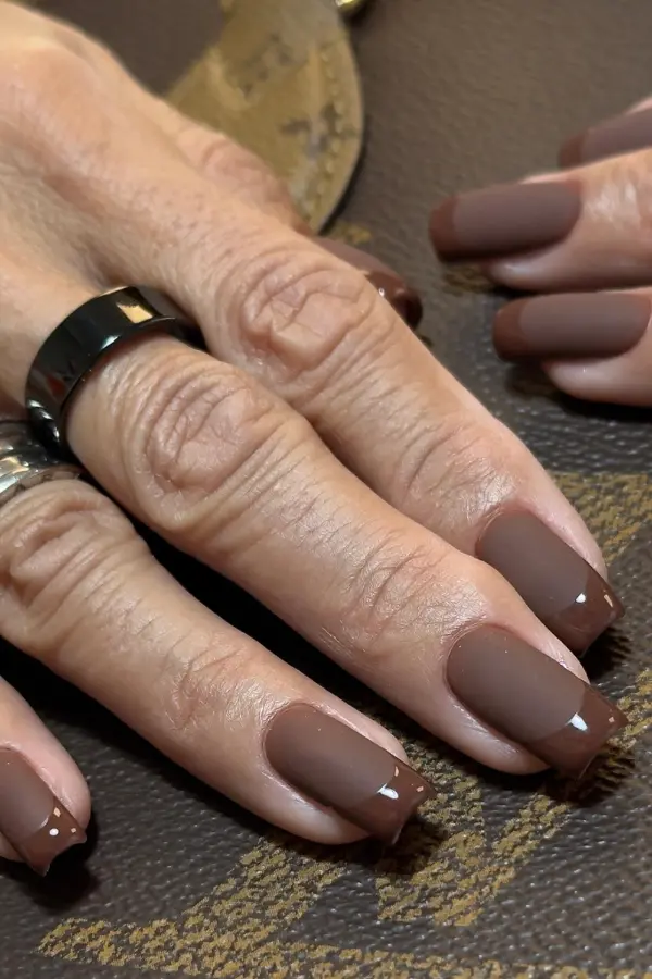 Brown Nails