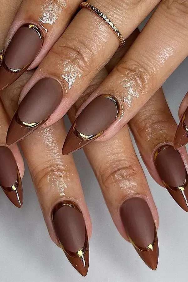 Brown Nails Ideas