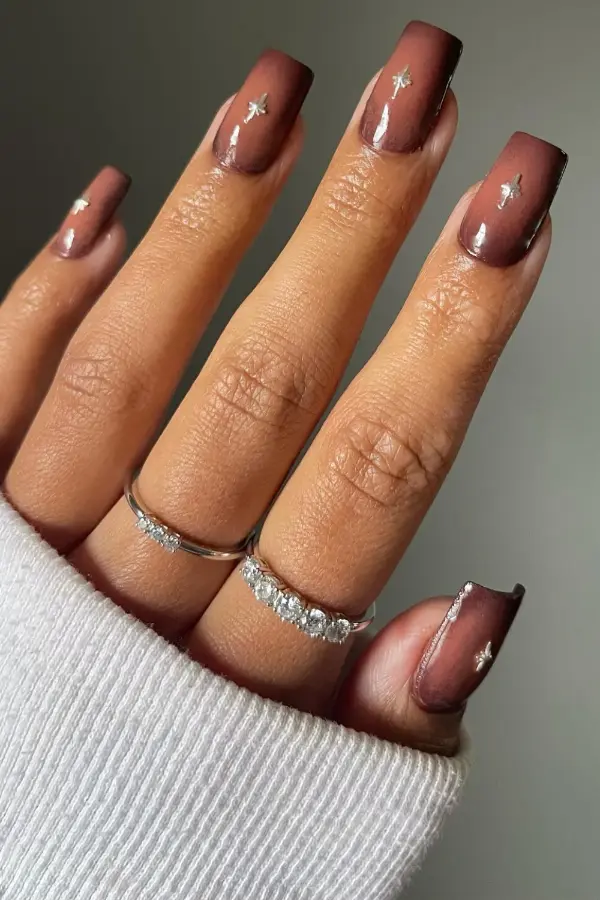 Brown Nails