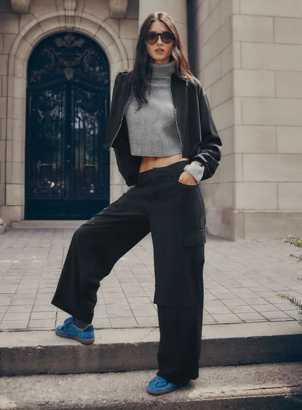How to Style Black Cargo Pants