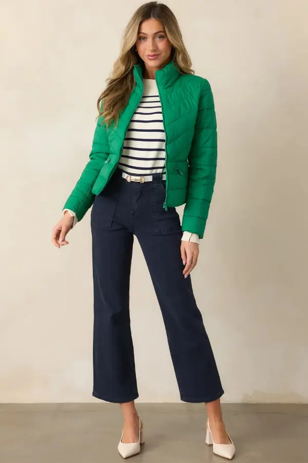 How to Style Green Jacket