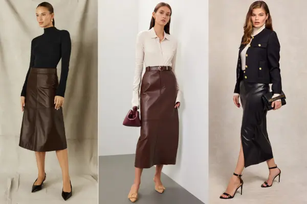 How to Style Leather Skirts