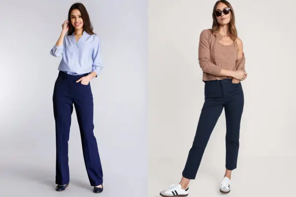How to Style Navy Blue Pants Women