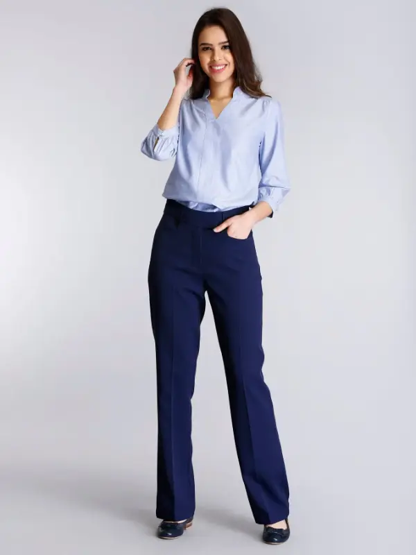 How to Style Navy Blue Pants