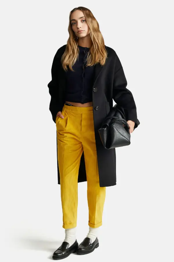 How to Style Yellow Pants