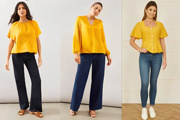 How to Style Yellow Top Women