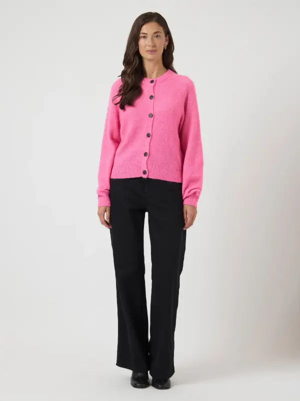 How to Wear Pink Cardigan