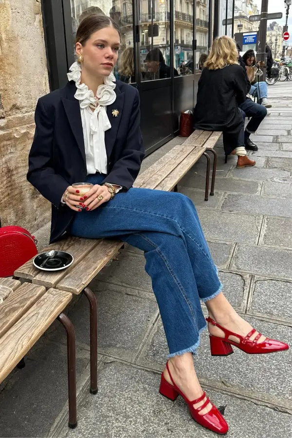 How to Wear Red Shoes