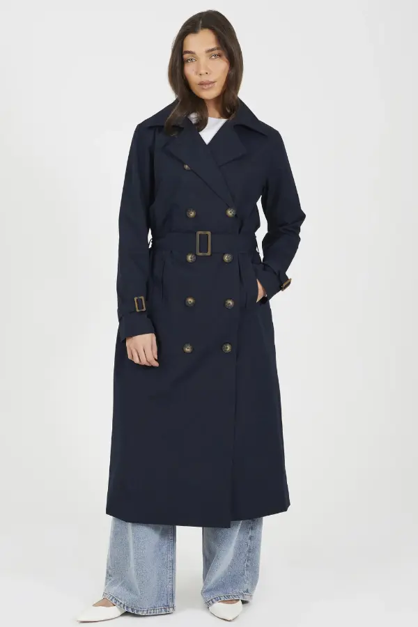 Navy Trench Coat