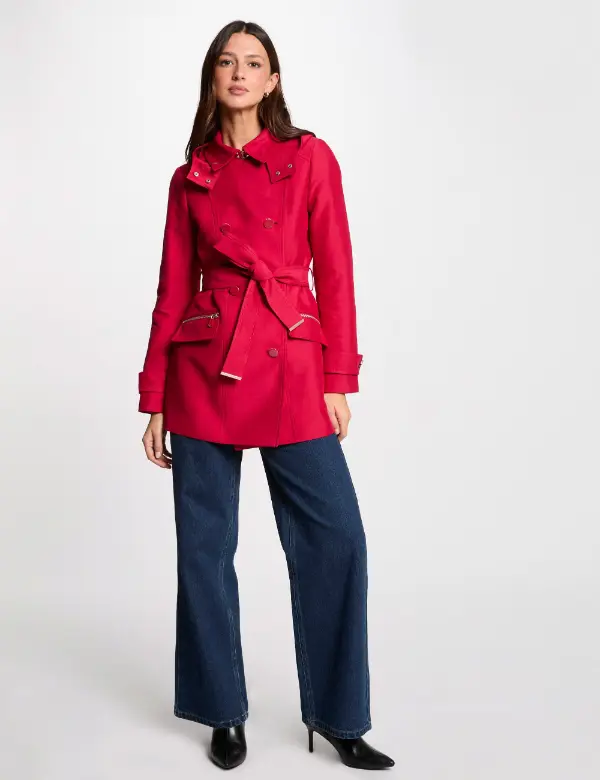 Red Trench Coat