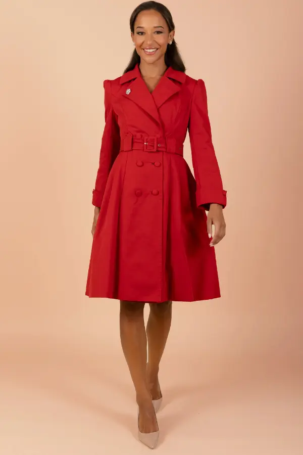 Red Trench Coat