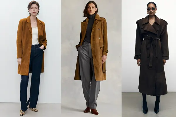 Suede Coat Outfits