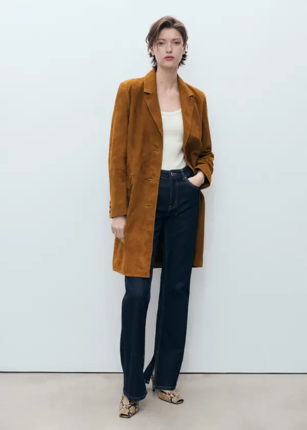 Suede Coat Women