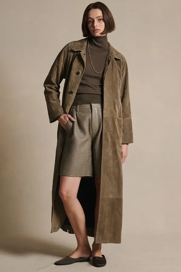 Suede Coats For Women