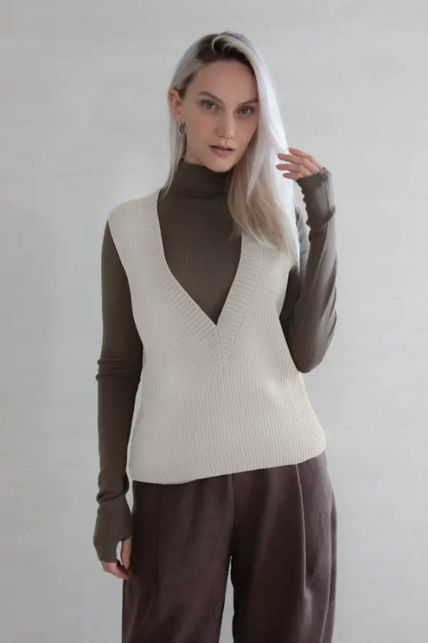 V Neck Sweater Vest