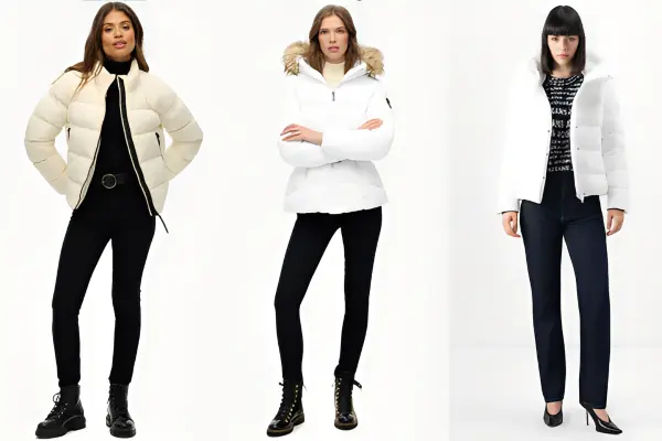 White Puffer Jacket Ideas