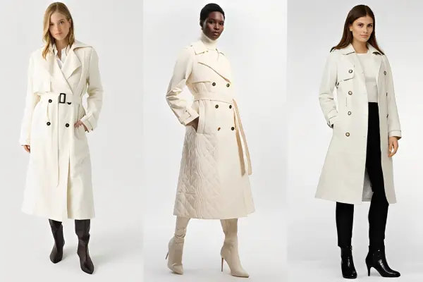White Trench Coat Ideas