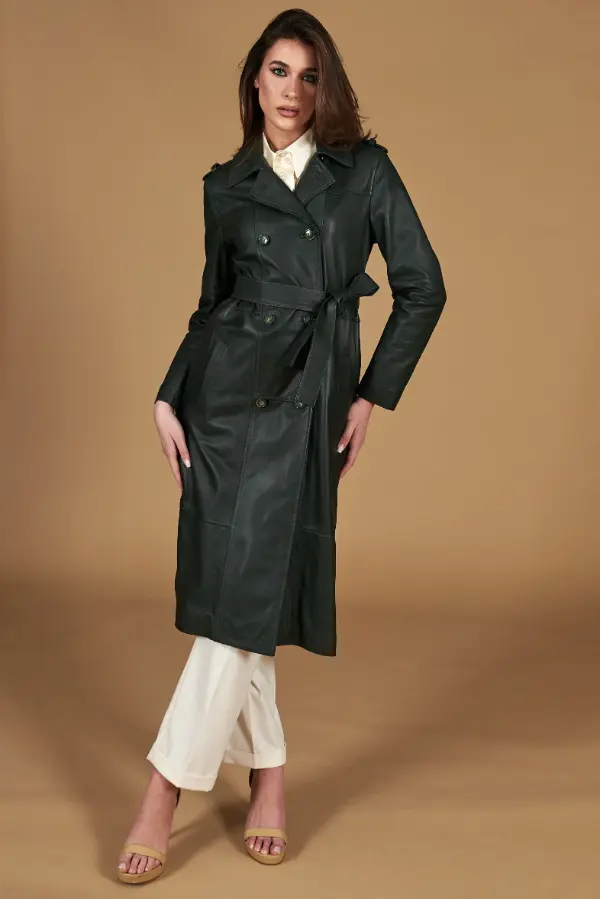 Black Leather Coat Outfit