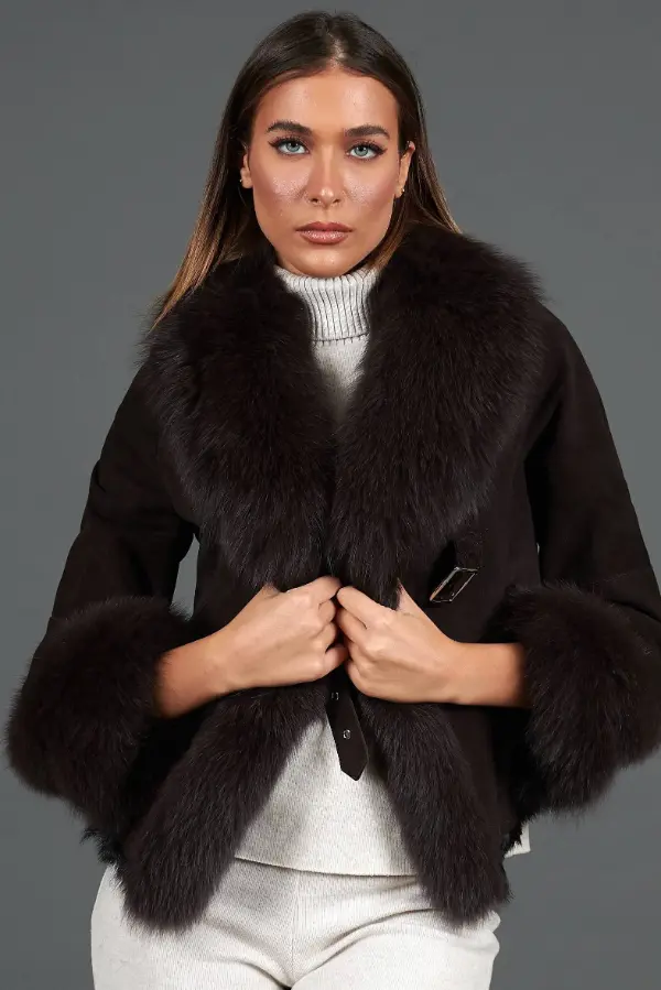 Brown Shearling Jacket