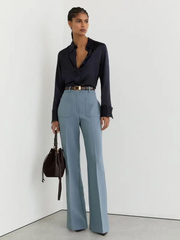 How to Style Navy Blue Shirt