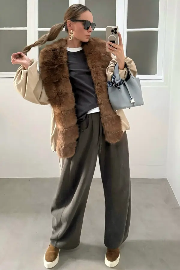 Jogger Pants Outfit Winter