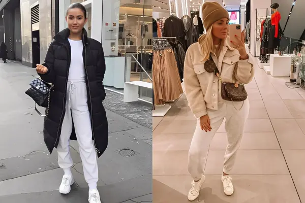 Jogger Pants Outfit Winter Ideas