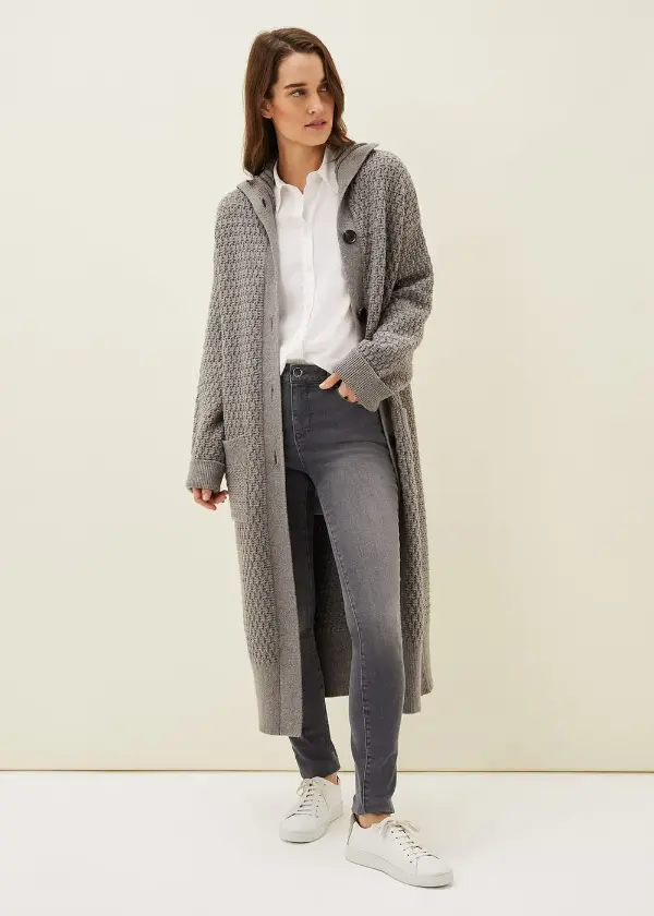 Knitted Coat Outfit