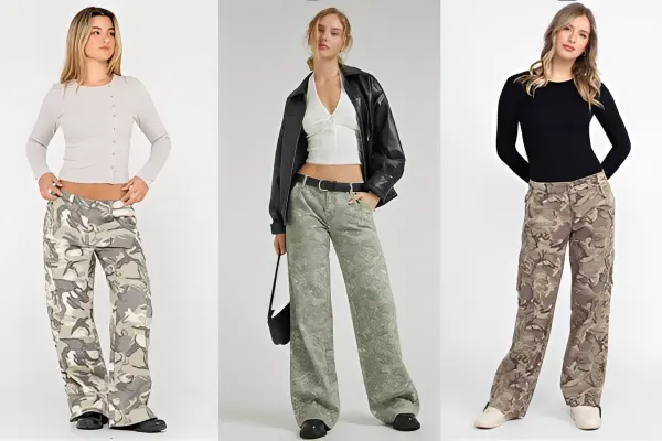 Light Camo Pants Outfit Women