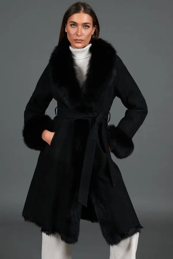 Shearling Coat Outfit