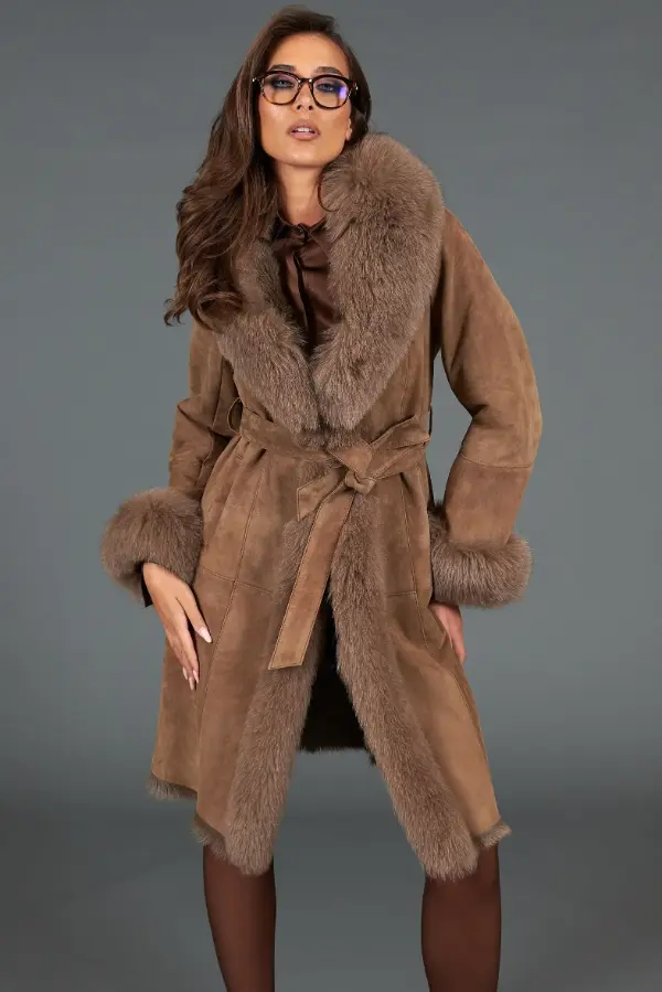 Shearling Coat Womens