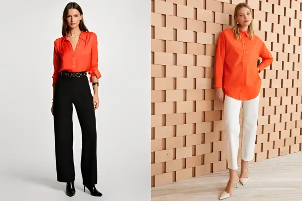 Styling Orange Shirt Women