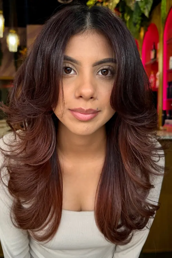 Long Layers Butterfly Haircut