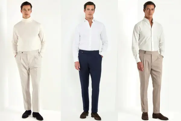 Beltless Trousers Men Ideas