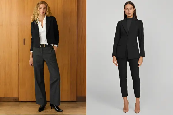 Black Blazer Outfit Casual Classy Women